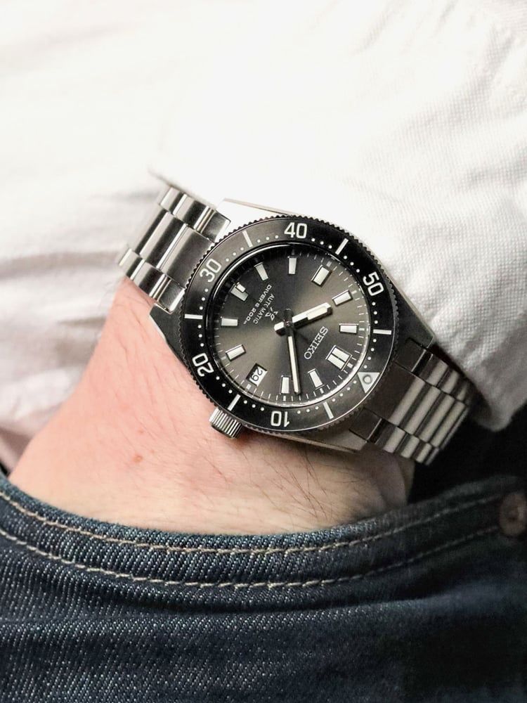 Seiko Mens Prospex 1965 Diver's Modern Re-Interpretation Automatic Grey  Dial Watch SPB143J1 - Burrells